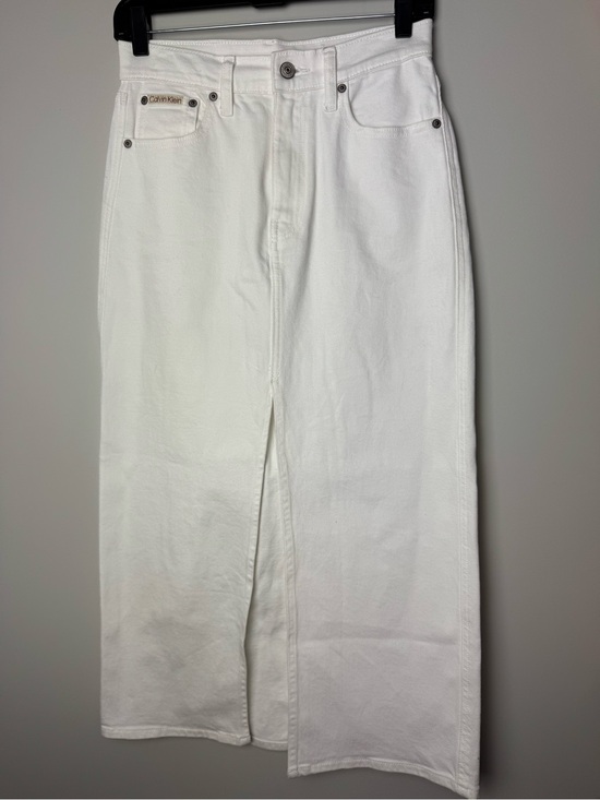 Calvin Klein Dresses & Skirts - Calvin Klein White Denim Maxi Skirt